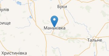 地图 Mankivka (Cherkaska obl.)