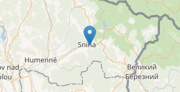 Mapa Snina