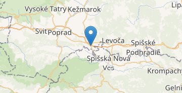 Карта Спишски-Штврток