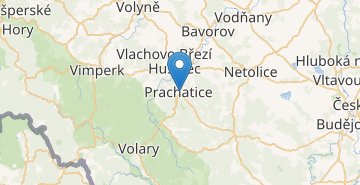 Map Prachatice