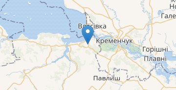 Mapa Svitlovodsk