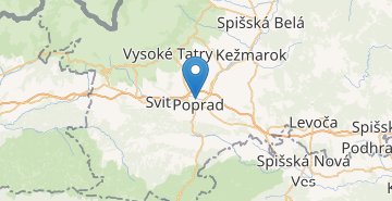地图 Poprad