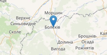 Mapa Bolechiv