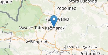 地图 Kežmarok