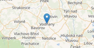 Map Vodnany