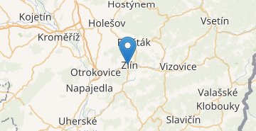 Map Zlín