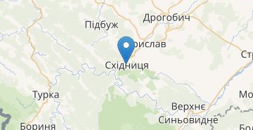 Mapa Shidnytsa