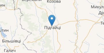 Карта Подгайцы (Тернопольская обл.)