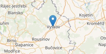 地图 Vyskov