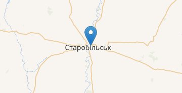 Мапа Старобільськ