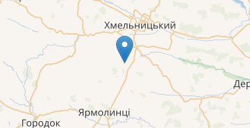 Map Skarzhentsi, Khmelnytska obl