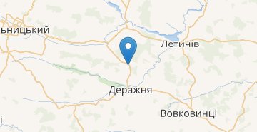 Mapa Shpychyntsi (Derazhnyanskiy r-n)