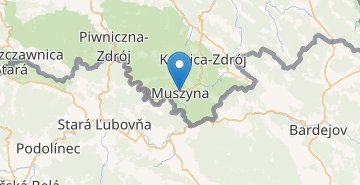 地图 Muszyna