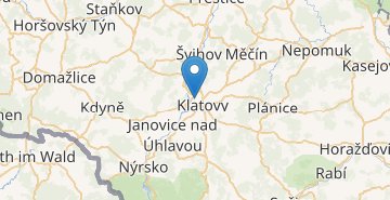 Mapa Klatovy