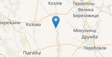 Карта Ишков, Тернопольская обл