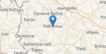 Mapa Pelhrimov