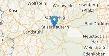 地图 Kaiserslautern