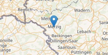 Mapa Merzig