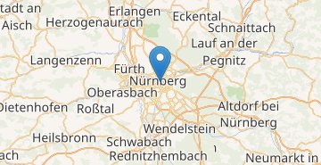 Mapa Nurnberg