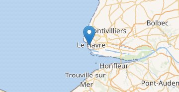 Map Le Havre