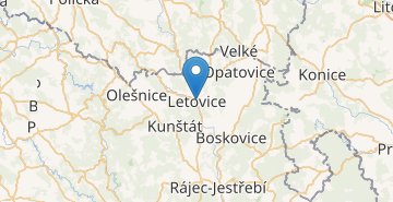 地图 Letovice