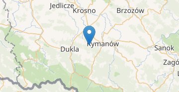 Mapa Iwonicz-Zdroj