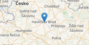 Map Havlickuv Brod