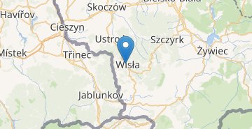 Mapa Wisla