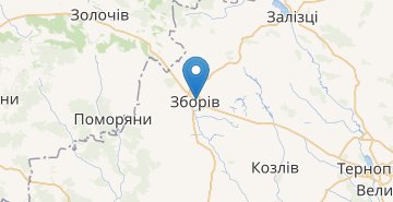 地图 Zboriv