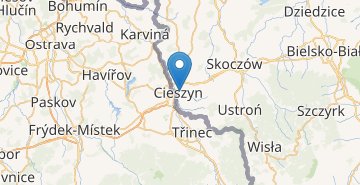 Map Cieszyn