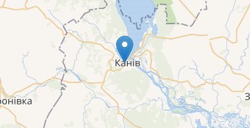 Карта Канев