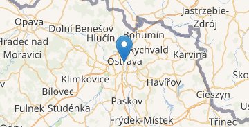 Mapa Ostrava