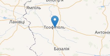 地图 Teofipol (Khmelnitska obl.)