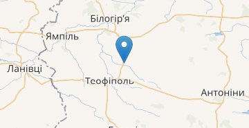 Карта Туровка (Теофипольский р-н)