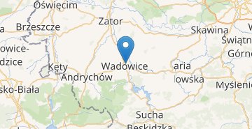 地图 Wadowice