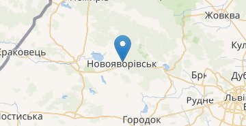 Карта Новояворовск