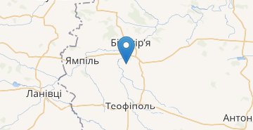 Mapa Semeniv (Bilogorskiy r-n)