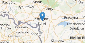 地图 Jastrzebie-Zdroj