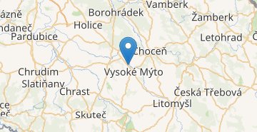 地图 Vysoke Myto