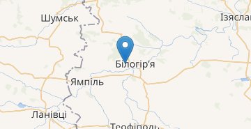 地图 Bilogirya (Khmelnytska obl.)
