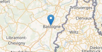 Mapa Bastogne