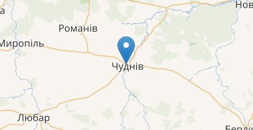 Карта Чуднов