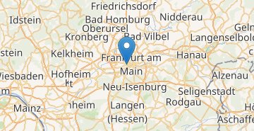 地图 Frankfurt am Main