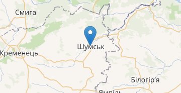 Mapa Shumsk