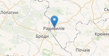 Карта Радивилов