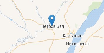 Map Petrov Val (Volgogradskaya obl)