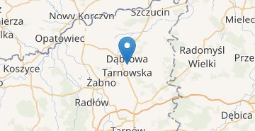地图 Dabrowa Tarnowska