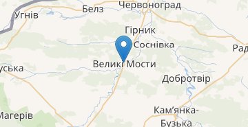 地图 Velyki Mosty