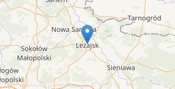 Mapa Lezajsk