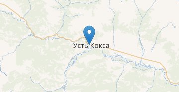 Карта Усть-Кокса